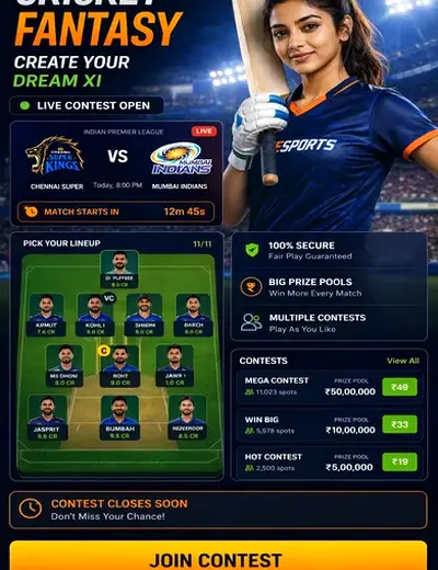 Time Bazar (time bazar) fantasy cricket & matchday visual 3
